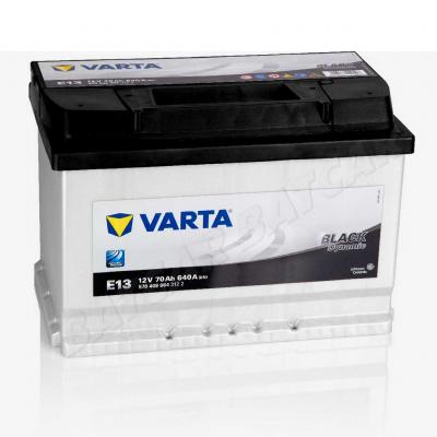 Varta Black Dynamic E13 akkumulátor, 12V 70Ah 640A J+ EU magas